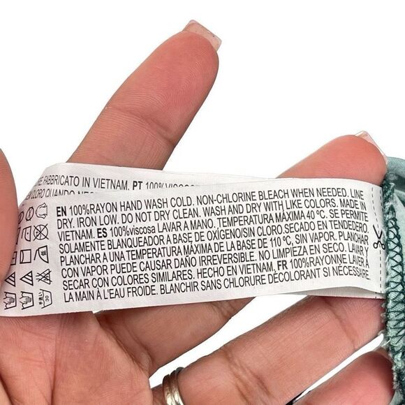 Forever 21 Contemporary Green Striped Halter Keyhole Sleeveless Mini Dress XS - Picture 12 of 16